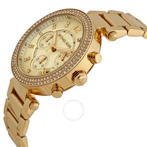 michael kors 5354|michael kors parker champagne dial.